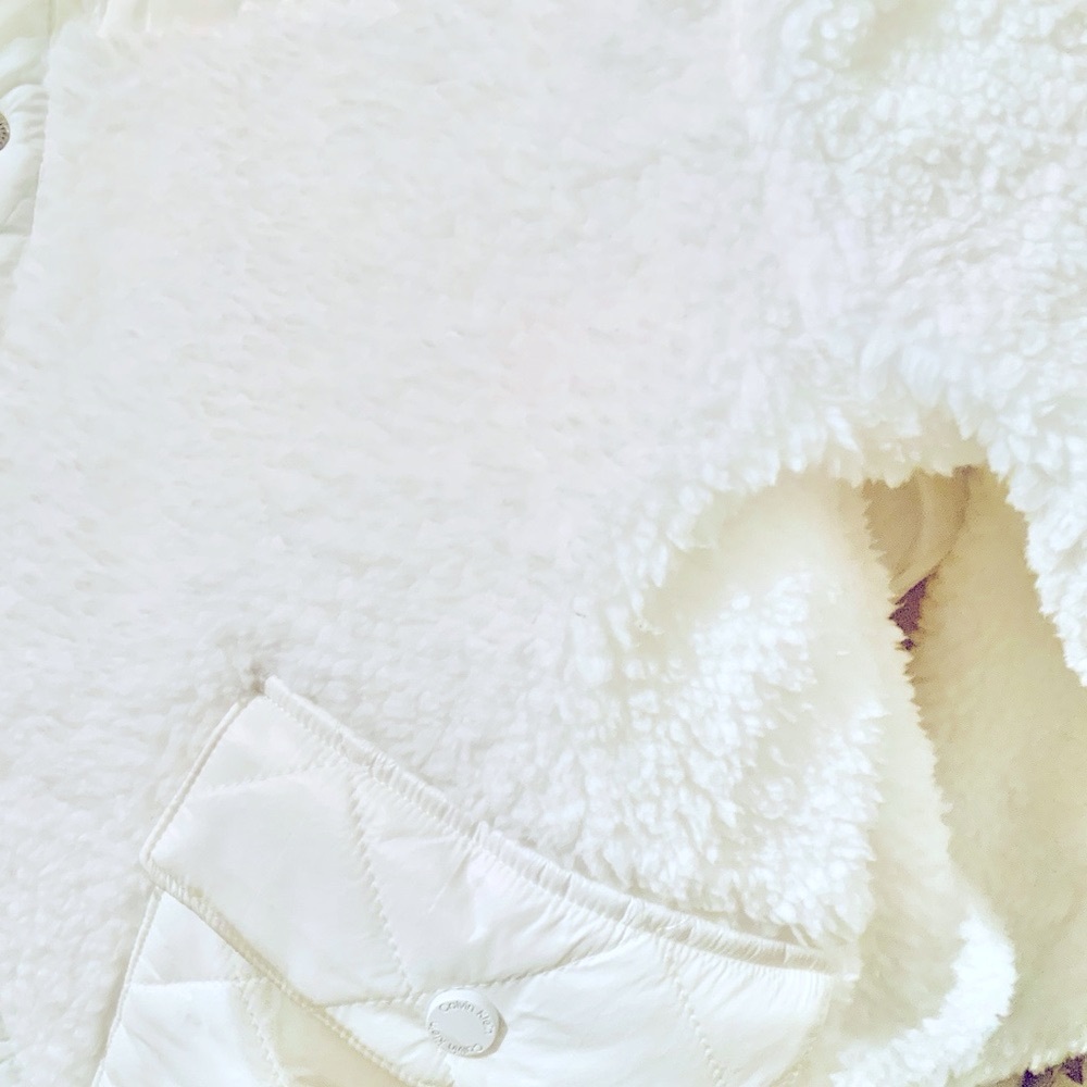 Calvin Klein Ivory Button-Up Jacket - Picture 6 of 10